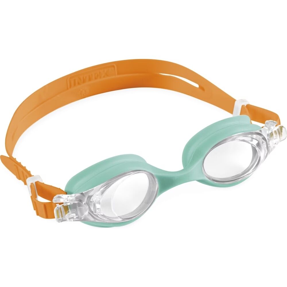 2PK Intex Kids 3-8y Goggles Adjustable Fit Polycarbonate Lenses Assorted