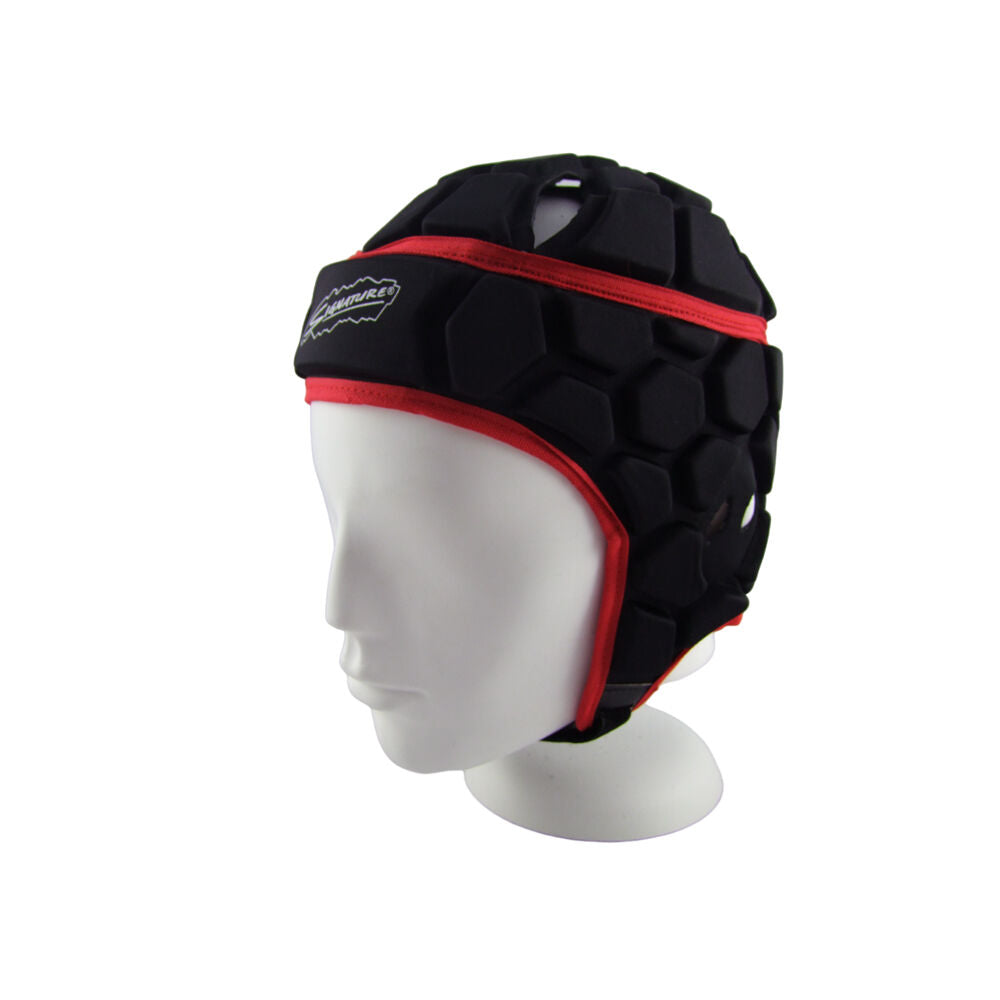 Signature Viper Protective Sports Helmet Headgear Black Red