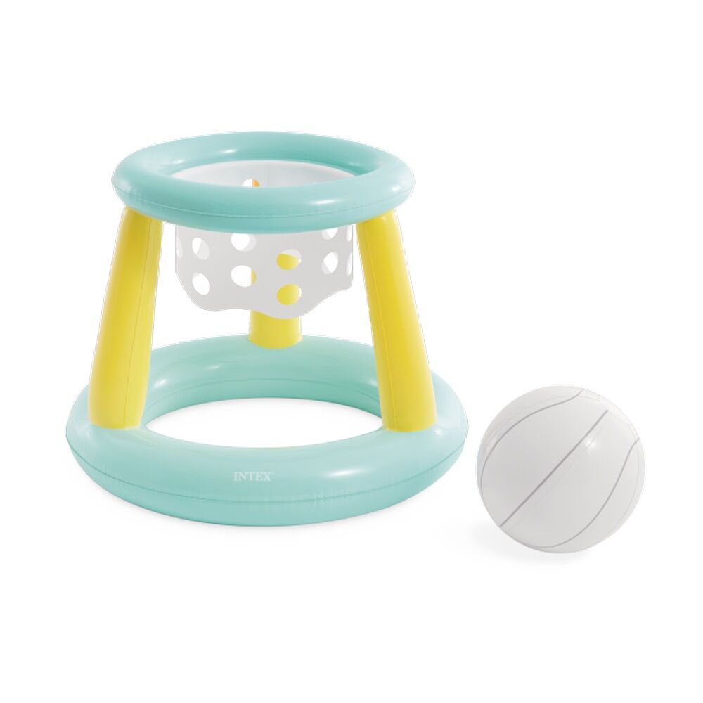 2PK Intex Mega Floating Inflatable Hoop W/ Ball Pool Play Activity 6y+