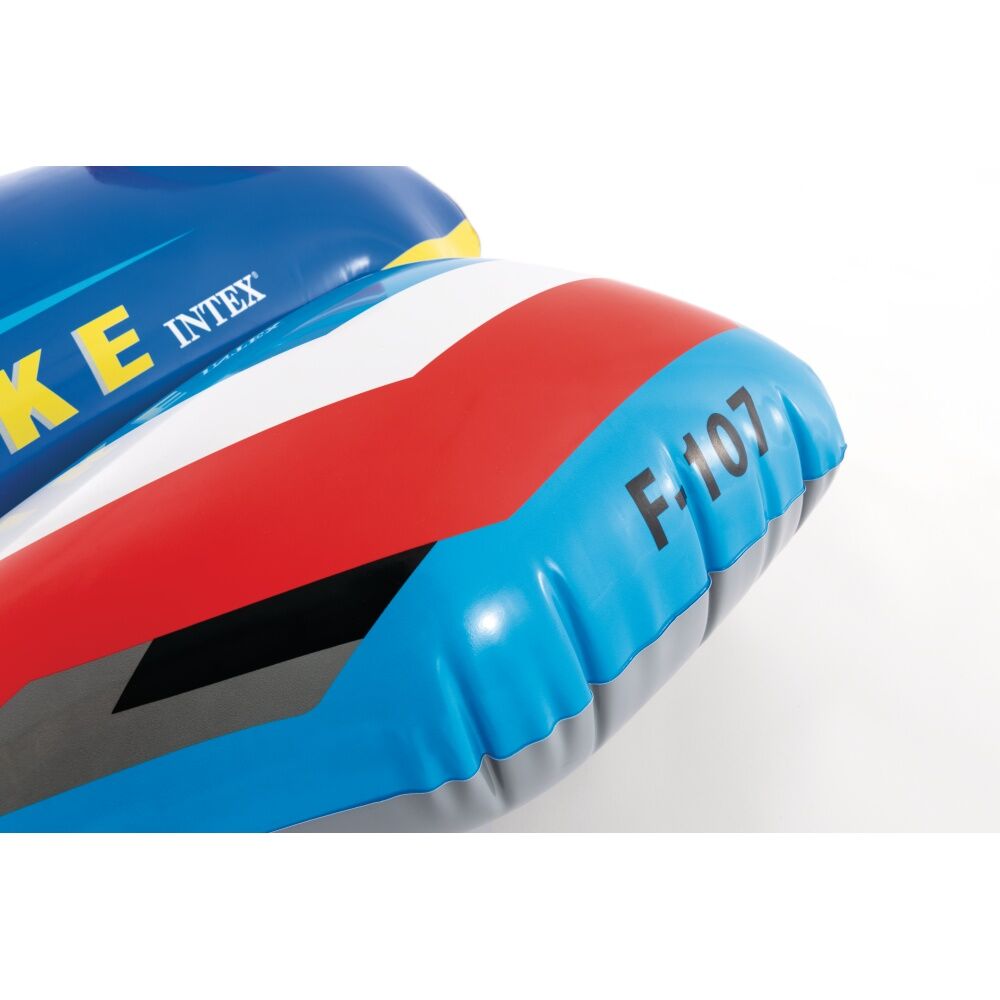 2PK Intex Jet Fighter Inflatable Ride-On Pool Toy With Water Gun Assorted 3y+