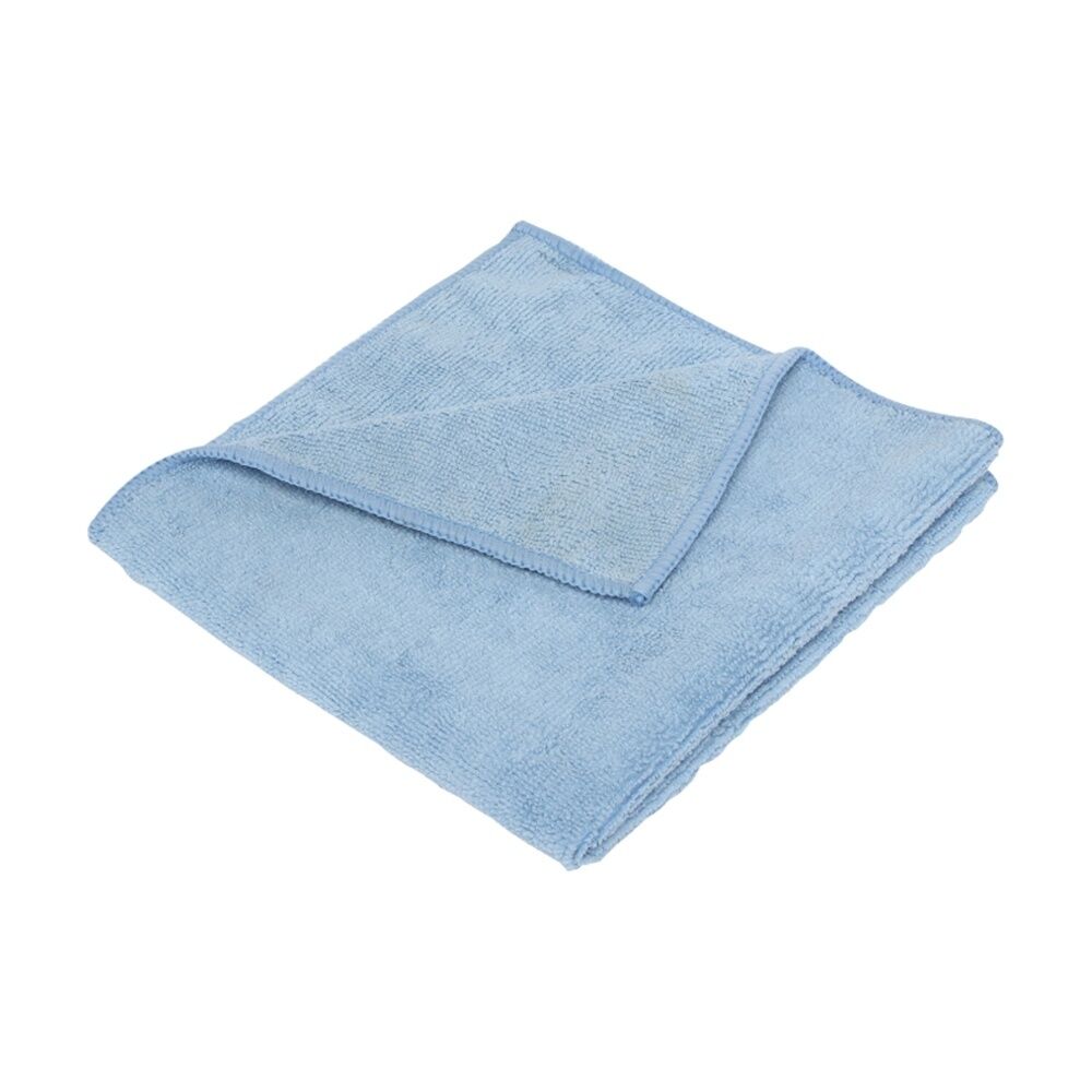 20PK TUF Contractor Grade Cleaner Chemical Free Microfibre Cloth Blue