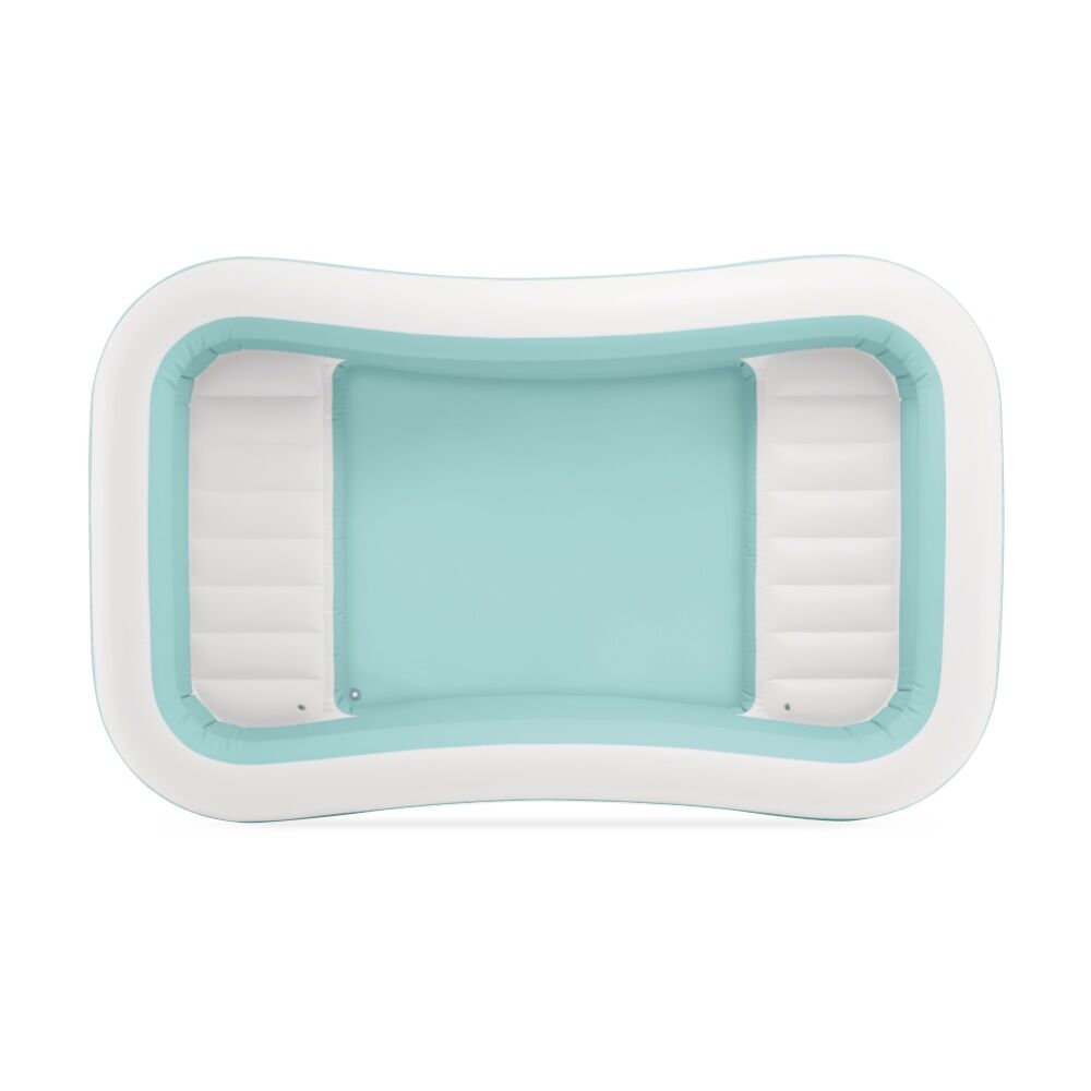 Intex Swim Center Family Lounge Inflatable Pool 264x165x56cm Cyan 6y+