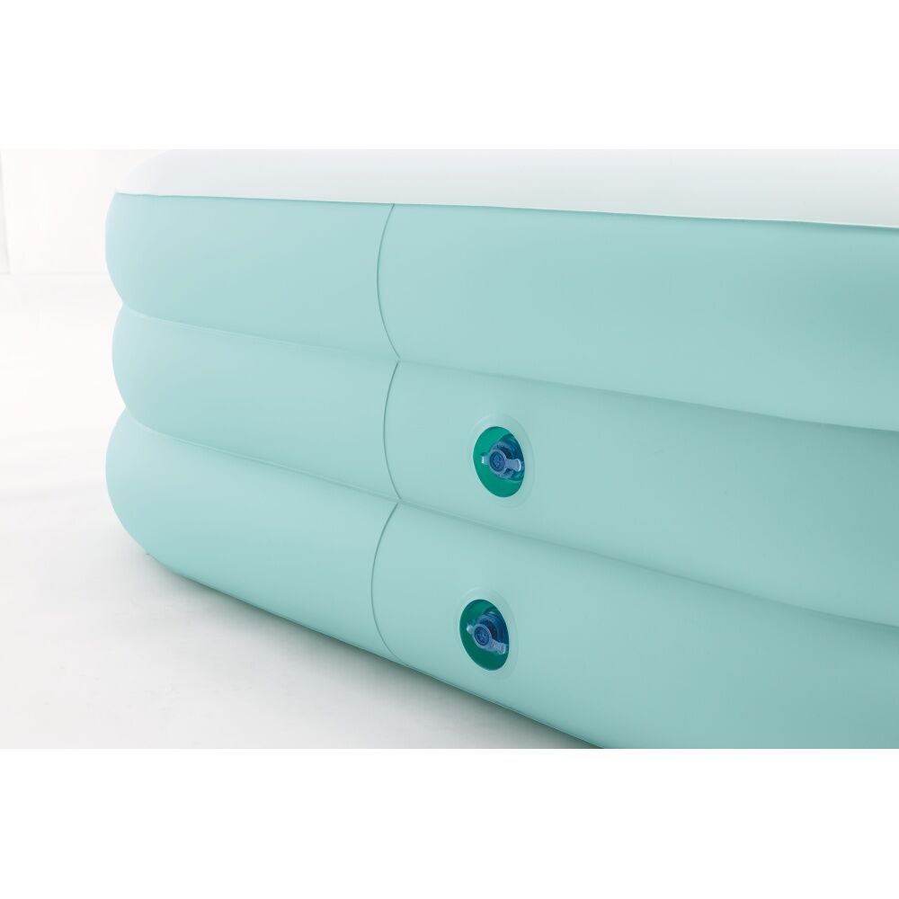 Intex Swim Center Family Lounge Inflatable Pool 264x165x56cm Cyan 6y+