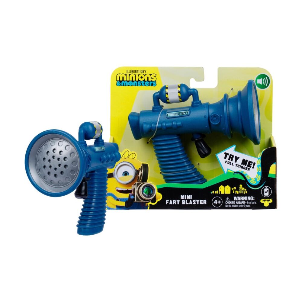 2PK Minions 3 Mini Fart Blaster Sound Effect Toy Kids 4y+