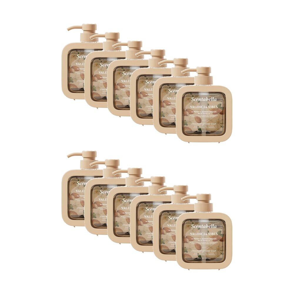 12PK Scentabella Scented Cleansing Hand Soap 300mL Valencia Vibes
