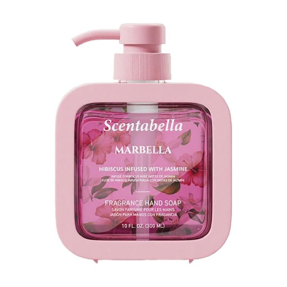 12PK Scentabella Scented Cleansing Hand Soap 300mL Hibiscus Infused W/ Jasmine