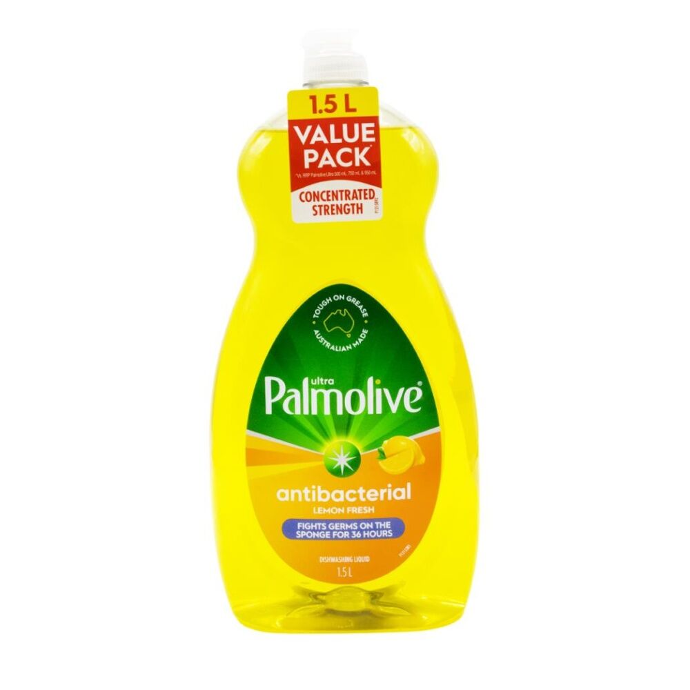 3PK Palmolive Ultra Dishwashing Liquid Concentrated Lemon Fresh 1.5L
