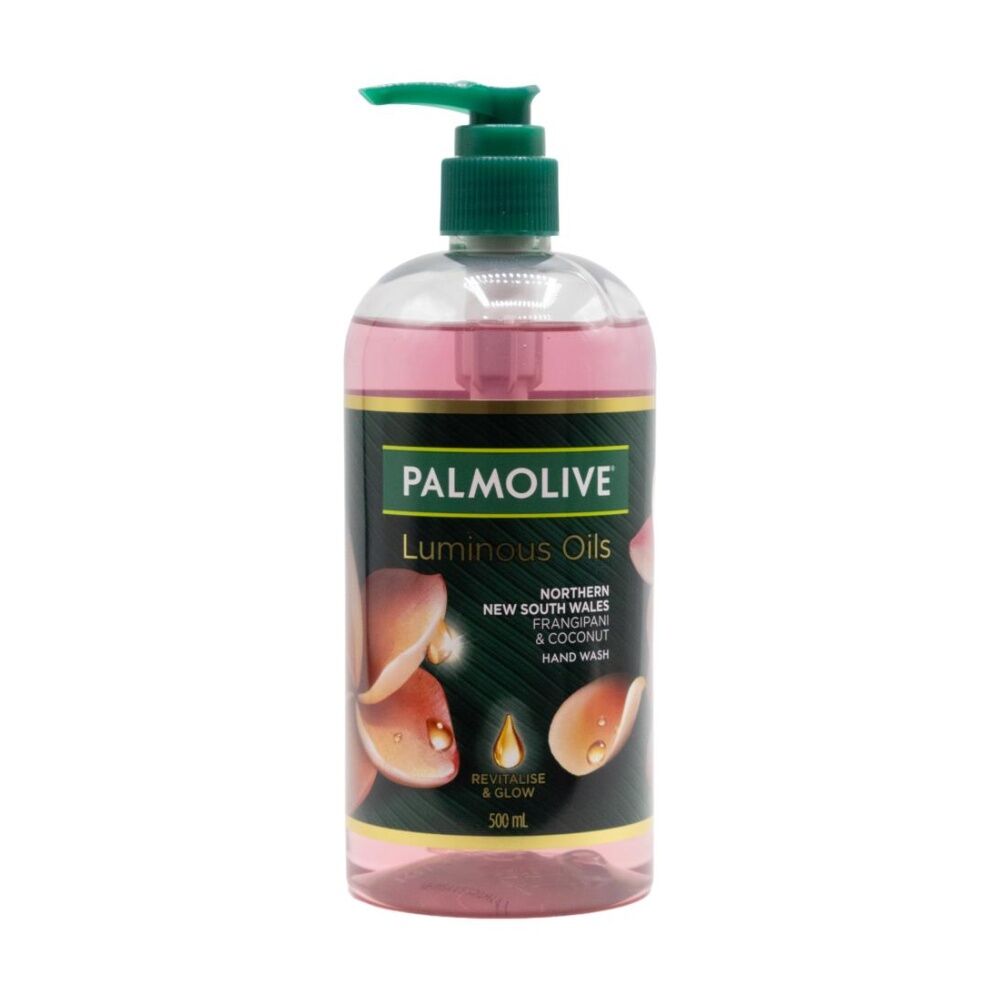 12PK Palmolive Luminous Oils Hand Wash Frangipani & Coconut 500ml