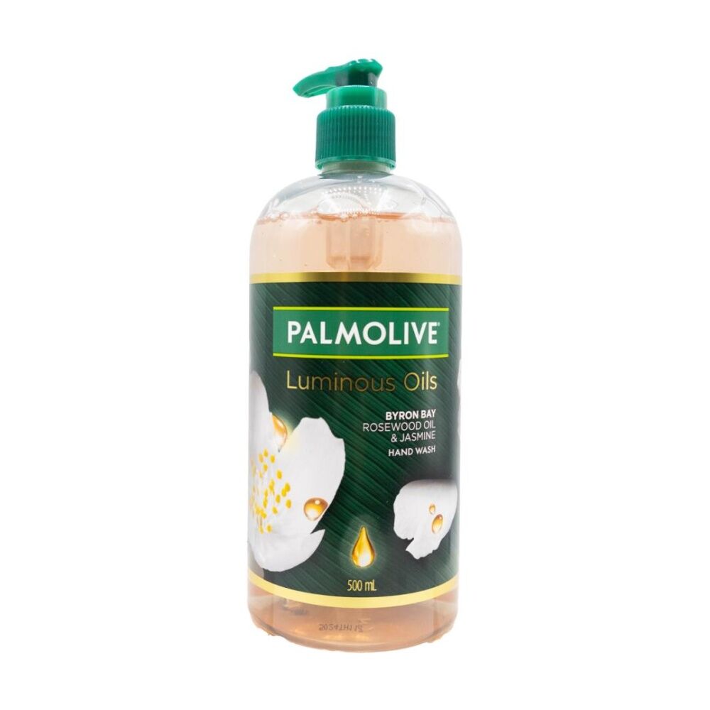12PK Palmolive Luminous Oils Hand Wash 500ml Byron Bay Rosewood & Jasmine