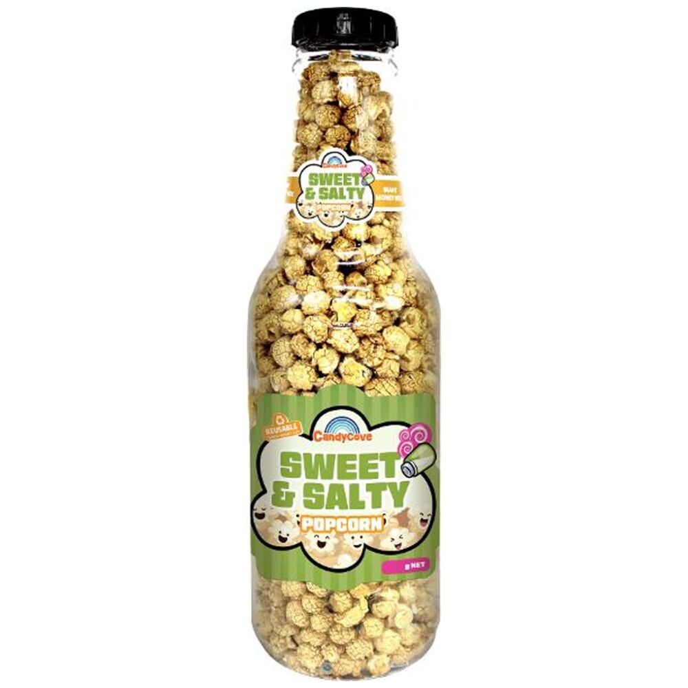 6PK Candy Cove Popcorn Sea Salty Flavour In Reusable Jar 900g 53x16cm