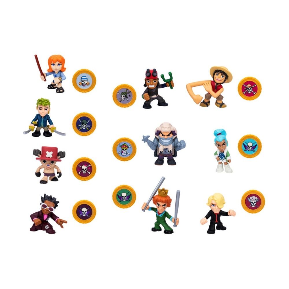 12PK One Piece Mini Figure Collectible Action Figures W/ Surprise 4y+ Assorted