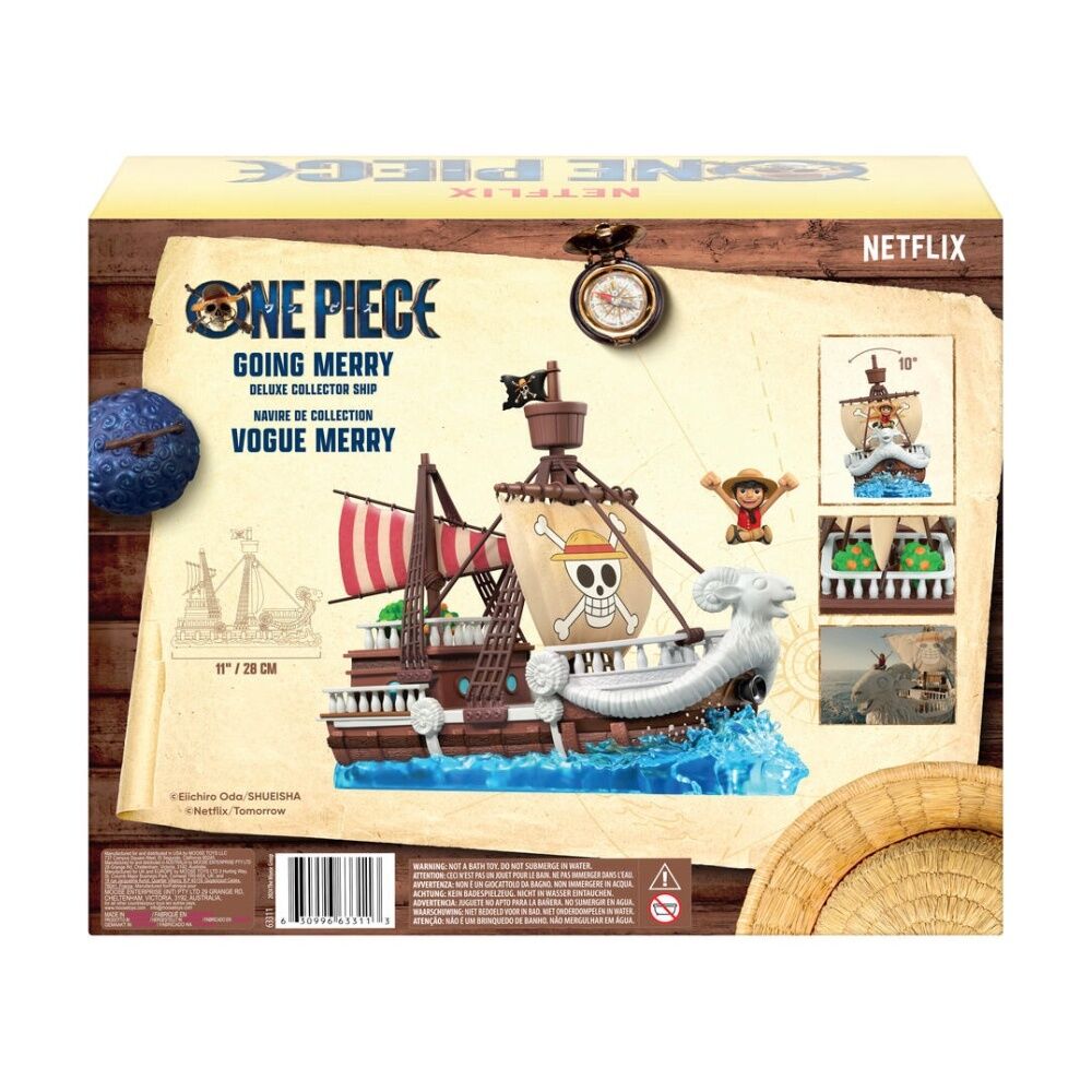 One Piece Going Merry Crew Ship Display W/ Exclusive Luffy Figure 4y+