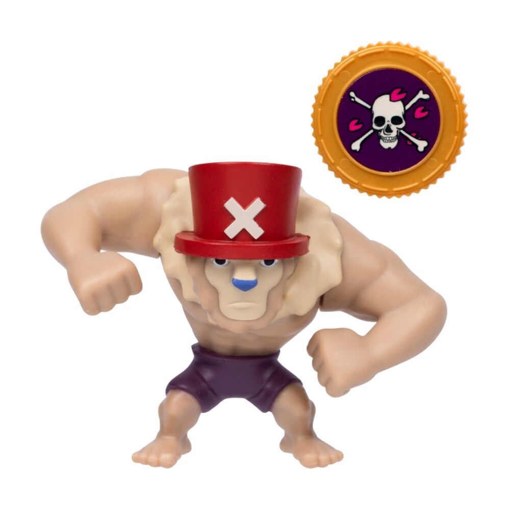 3PK One Piece Mini Figure W2 Action Toy Kids 4y+ Assorted