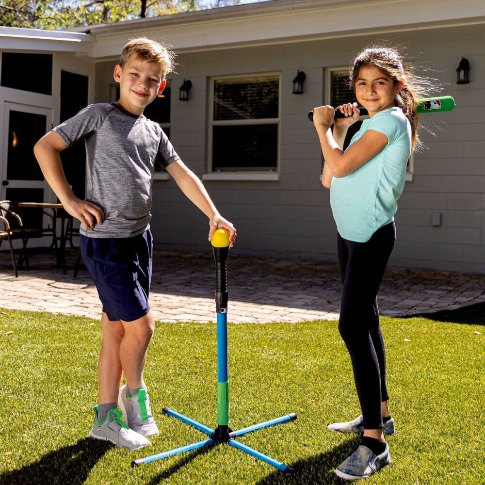 Franklin MLB XT Batting Tee Twist Lock Height Adjustable Post Multicolour