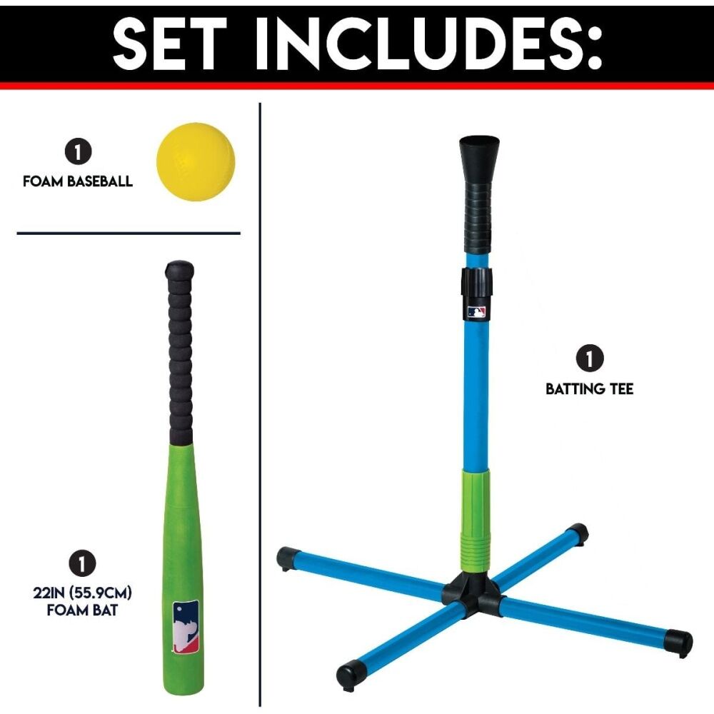 Franklin MLB XT Batting Tee Twist Lock Height Adjustable Post Multicolour