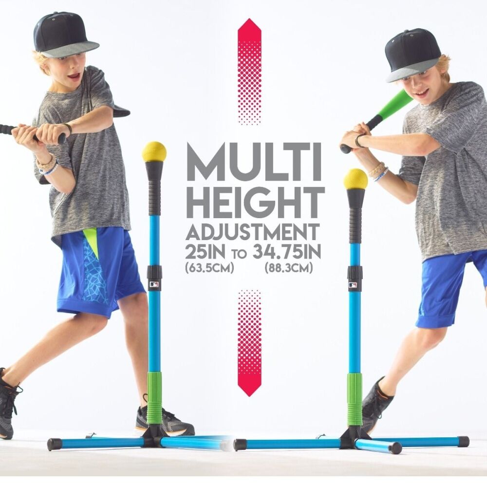 Franklin MLB XT Batting Tee Twist Lock Height Adjustable Post Multicolour