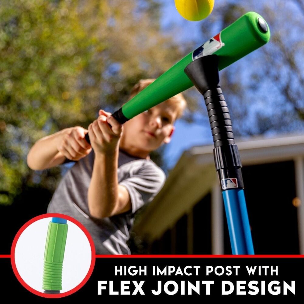 Franklin MLB XT Batting Tee Twist Lock Height Adjustable Post Multicolour