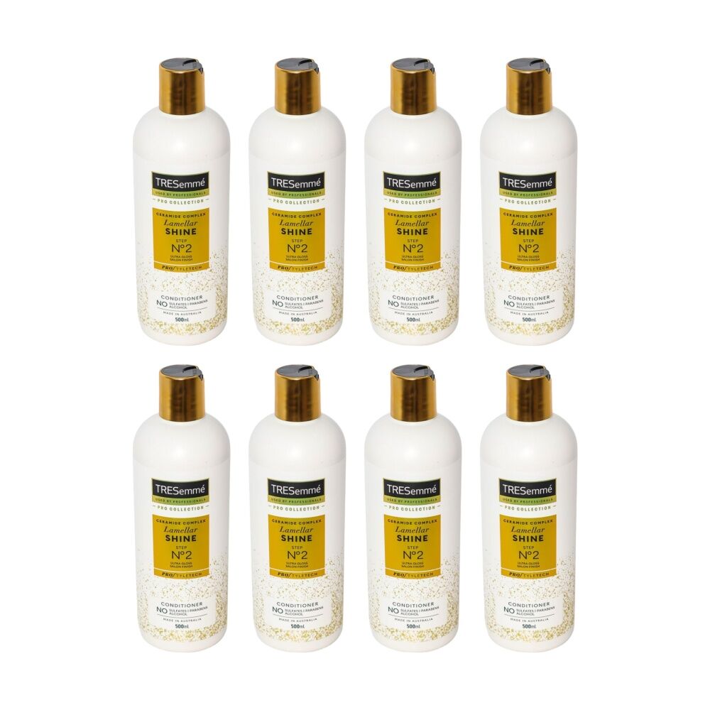 8PK TRESemme Conditioner Lamellar Shine Ultra Gloss Salon Finish 500ml