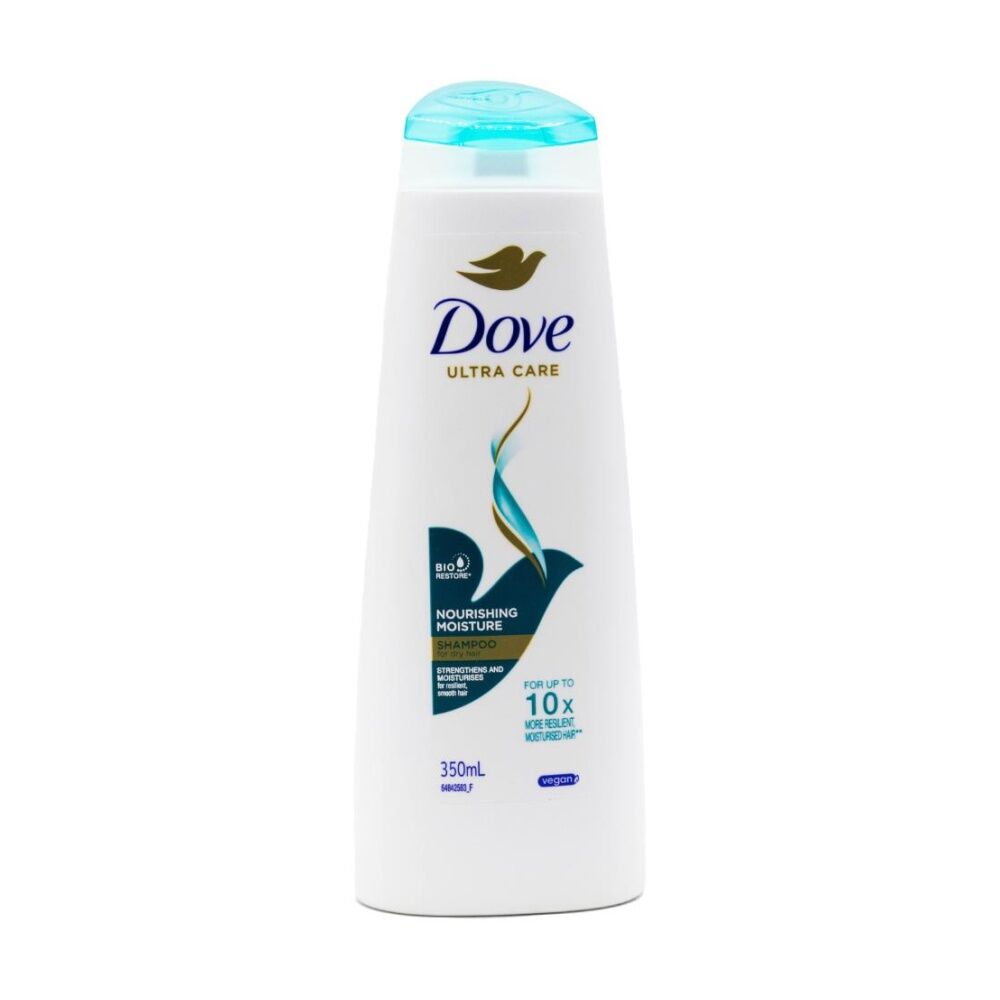 5PK Dove Ultra Care Nourishing Moisture Shampoo For Dry Hair 350ml