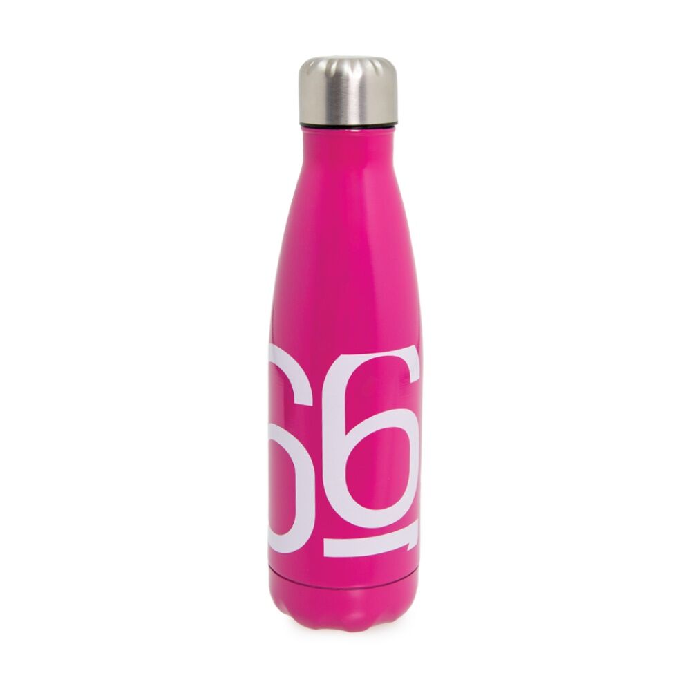 2PK 66Fit Stainless Steel Water Bottle Vacuum Insulated 500ml Assorted Colours