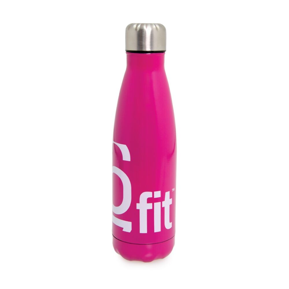 2PK 66Fit Stainless Steel Water Bottle Vacuum Insulated 500ml Assorted Colours