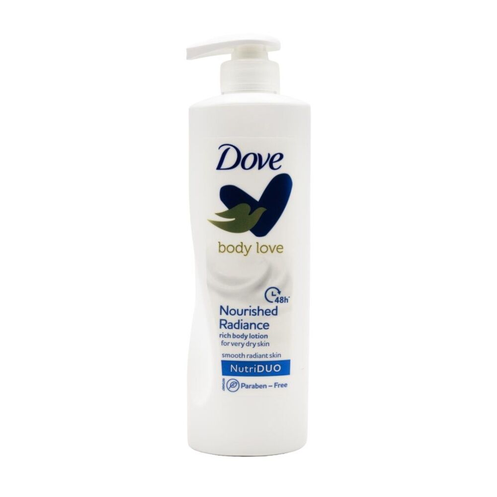 6PK Dove Body Love Nourished Radiance Rich Lotion For Dry Skin 400mL