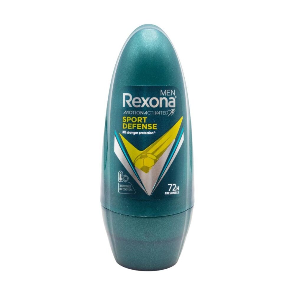 6PK Rexona Men Sport Defence Motion Activated Roll On Deodorant 72h Fresh 45ml