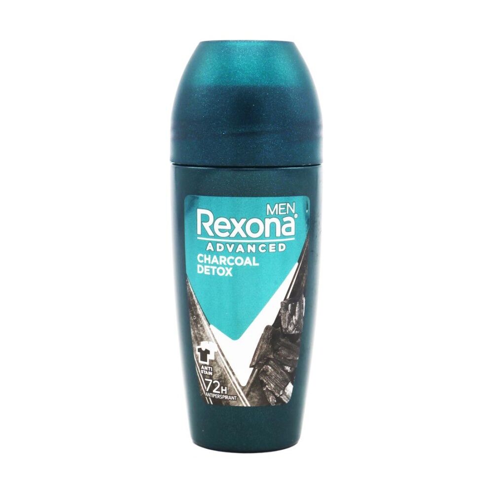 12PK Rexona Advanced Men Antiperspirant Deodorant Anti Stain Charcoal Detox 45ml