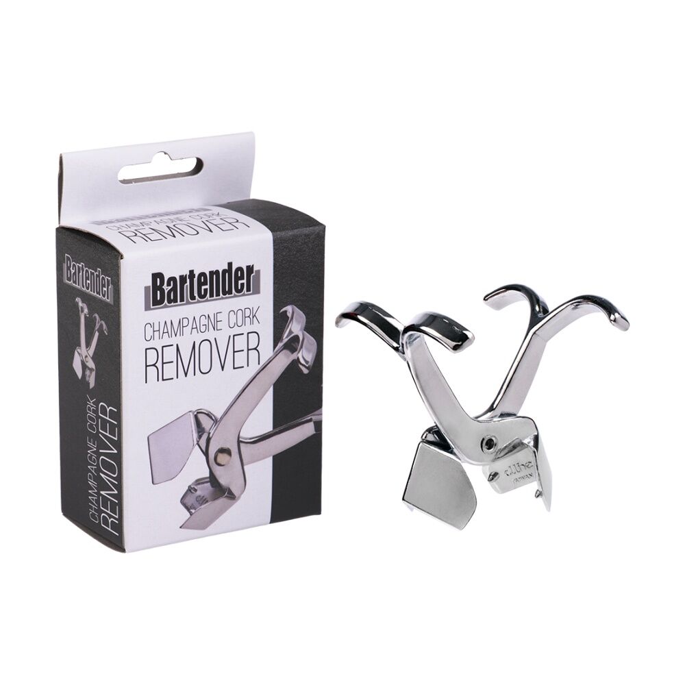 Bartender Champagne Cork Remover W/ Easy Grip Handle & Strong Alloy Body