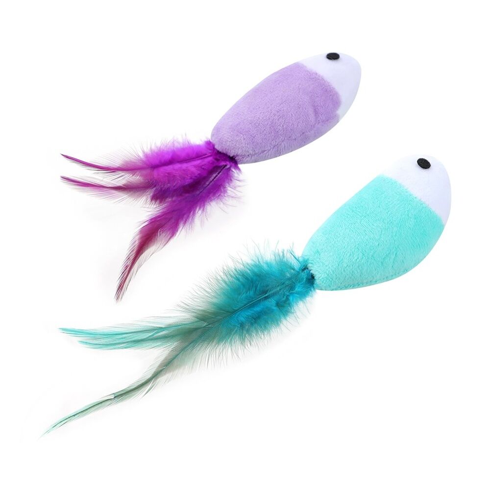 12x 6pc Paws And Claws Pounce Pet Cat Toy Activity Pack Engaging Assortment