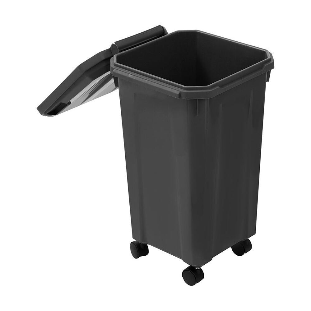 2x Boxsweden Skeep Indoor/Oudoor Durable Wheeled Wheelie Rubbish Bin 32L Assorted