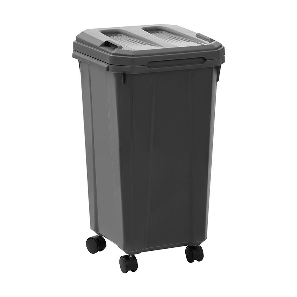 2x Boxsweden Skeep Indoor/Oudoor Durable Wheeled Wheelie Rubbish Bin 32L Assorted