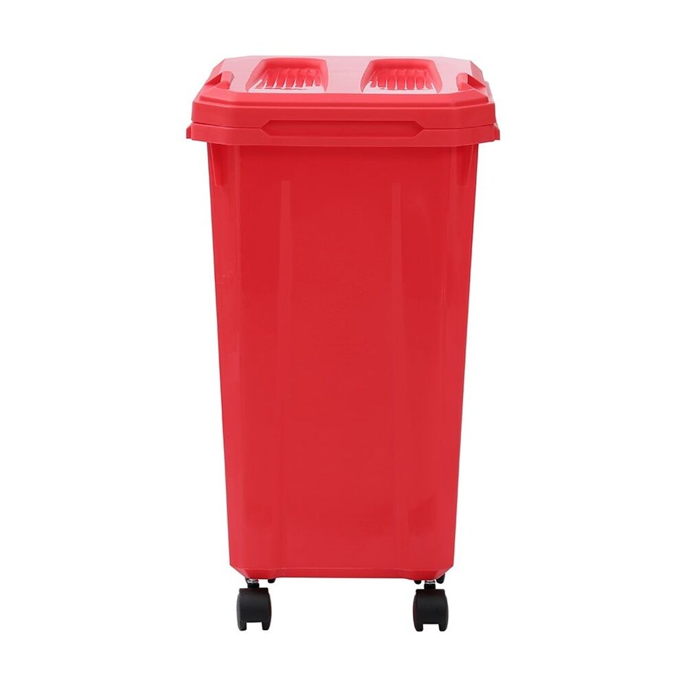 2x Boxsweden Skeep Indoor/Oudoor Durable Wheeled Wheelie Rubbish Bin 32L Assorted