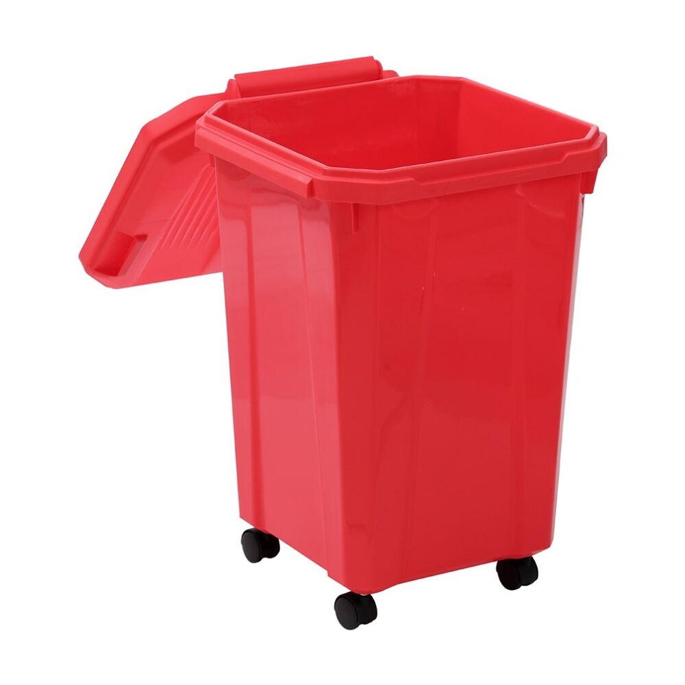 2x Boxsweden Skeep Indoor/Oudoor Durable Wheeled Wheelie Rubbish Bin 60L Assorted