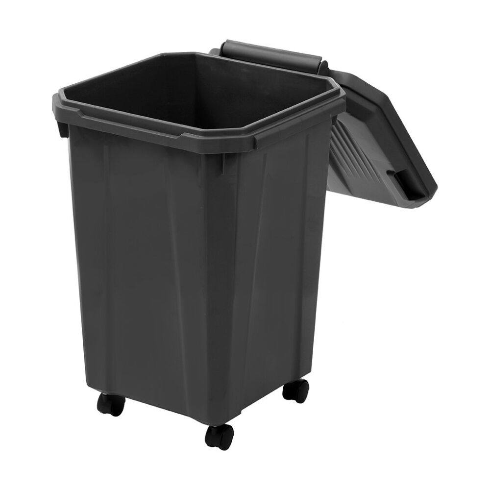 2x Boxsweden Skeep Indoor/Oudoor Durable Wheeled Wheelie Rubbish Bin 60L Assorted