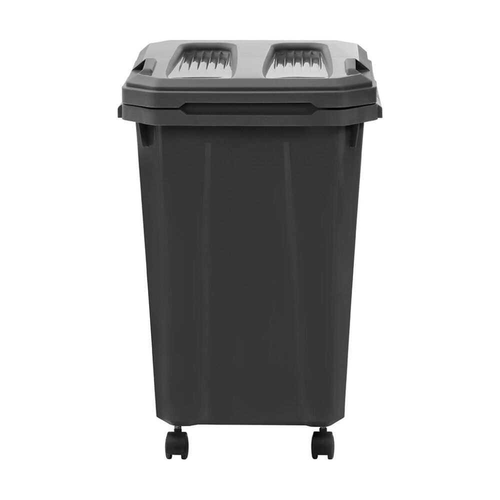 2x Boxsweden Skeep Indoor/Oudoor Durable Wheeled Wheelie Rubbish Bin 60L Assorted