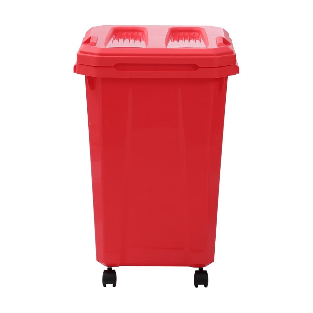 2x Boxsweden Skeep Indoor/Oudoor Durable Wheeled Wheelie Rubbish Bin 60L Assorted