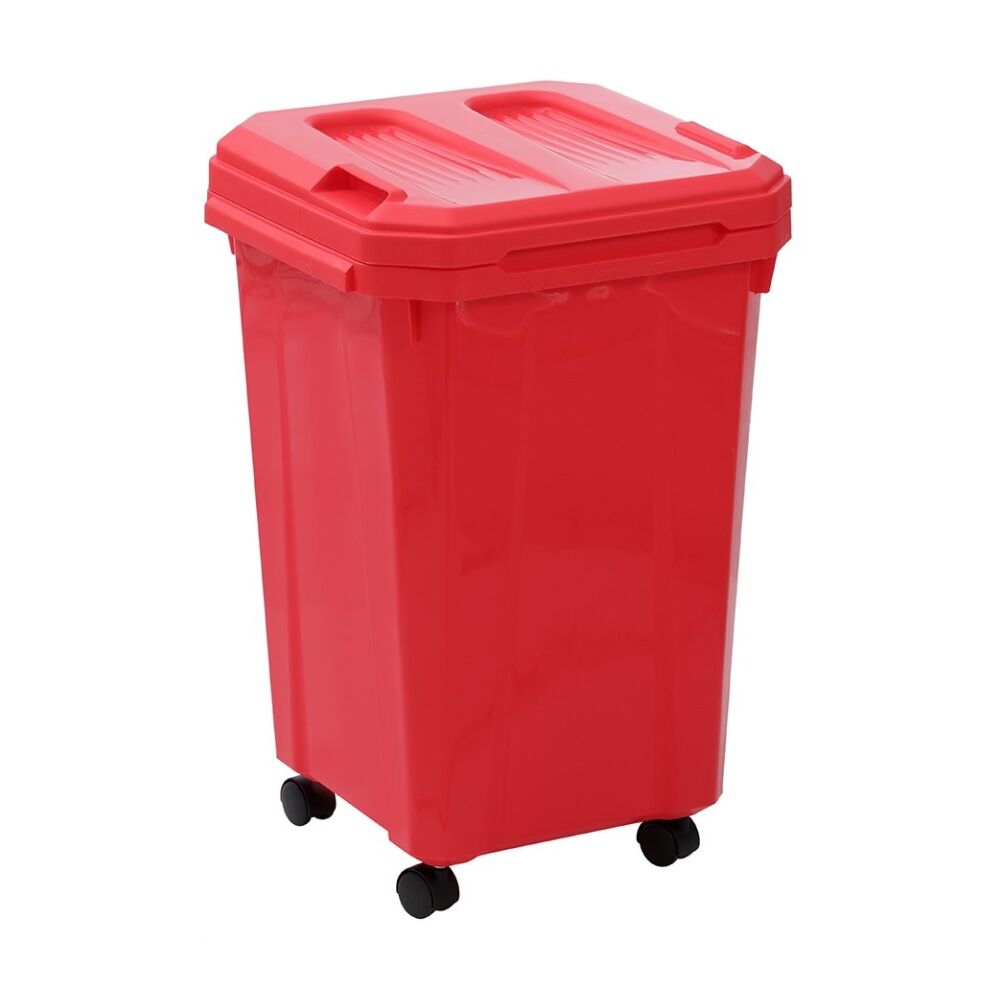 2x Boxsweden Skeep Indoor/Oudoor Durable Wheeled Wheelie Rubbish Bin 60L Assorted