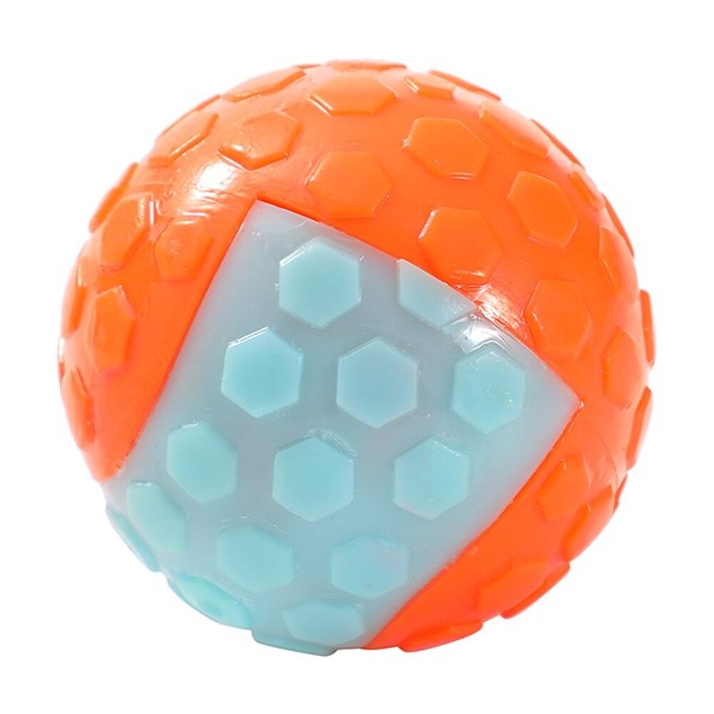 6x 4pc Paws And Claws Pet Dog Multi Ball Fetch/Catch Play Toy Set 6.5-7cm