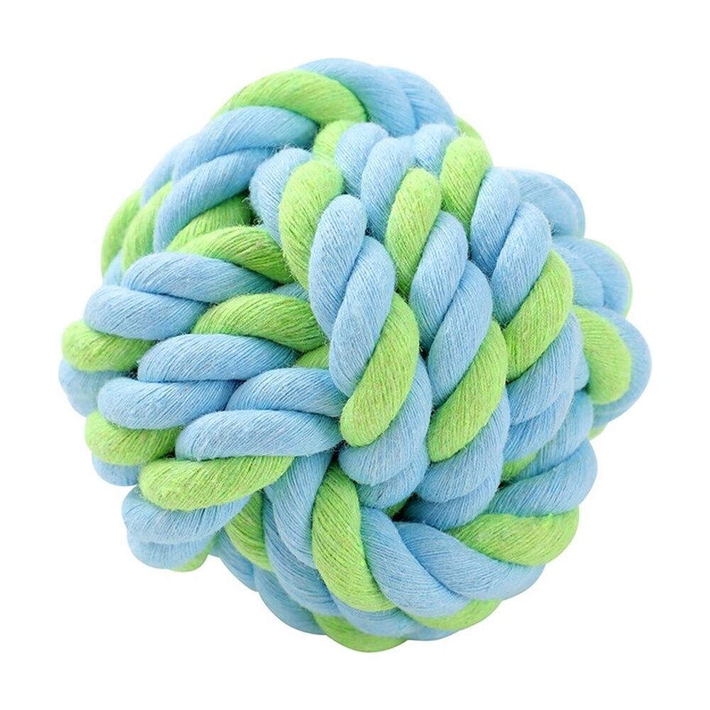6x 4pc Paws And Claws Pet Dog Multi Ball Fetch/Catch Play Toy Set 6.5-7cm
