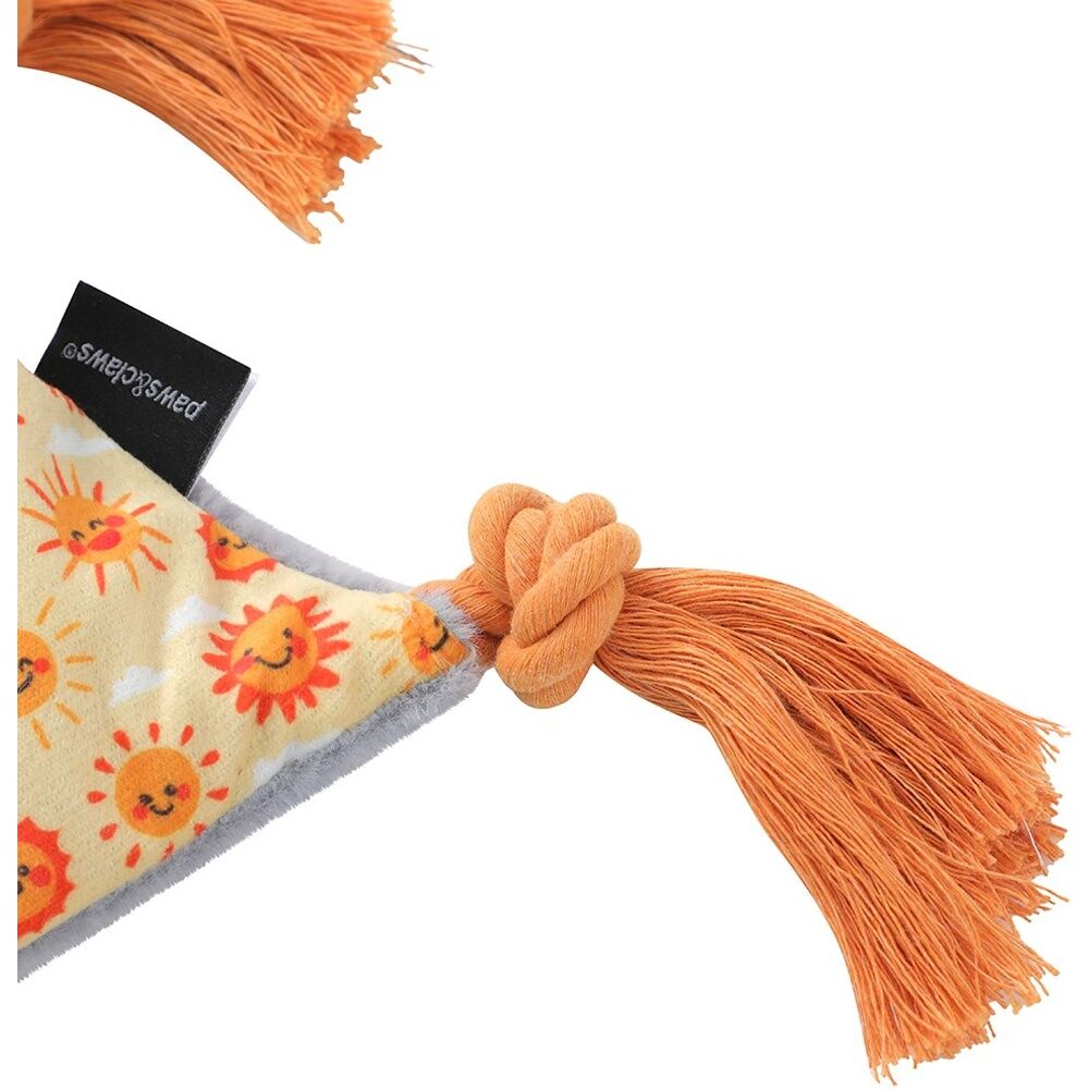 12PK Paws And Claws Plush Koala Tugger Pet Dog Toy Rope Squeak 27x27x1.5cm