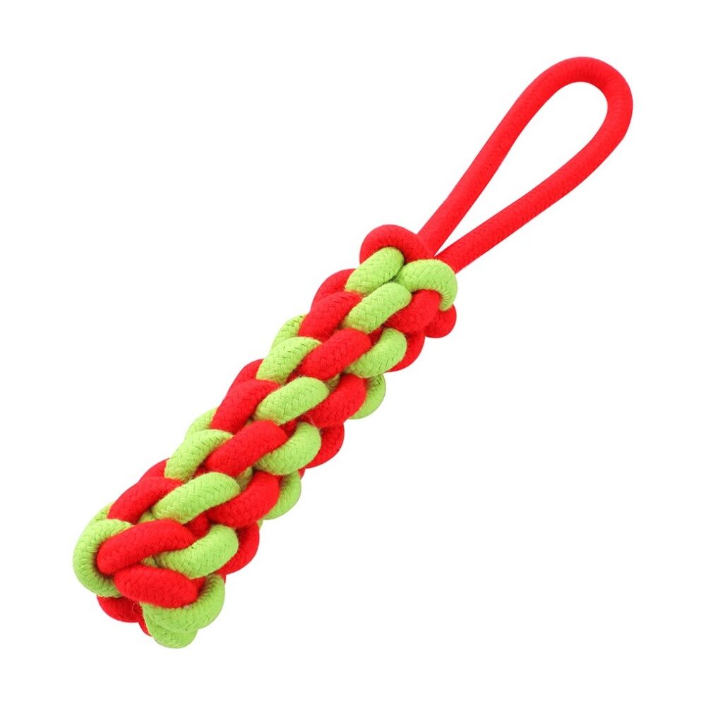 6PK Paws And Claws Rope Chew Pet Dog Toy Durable Knotted Assorted 29cm 110g