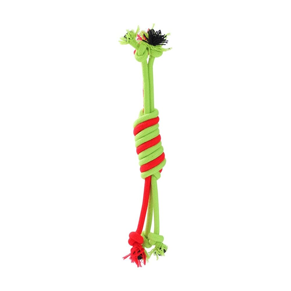 12x Paws And Claws Pet Dog Rope Chew/Tug/Fetch Play Toy 35cm Assorted