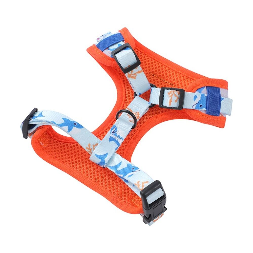 3PK Paws And Claws Park Life Printed Pet Dog Harness Assorted Small 15-32cm