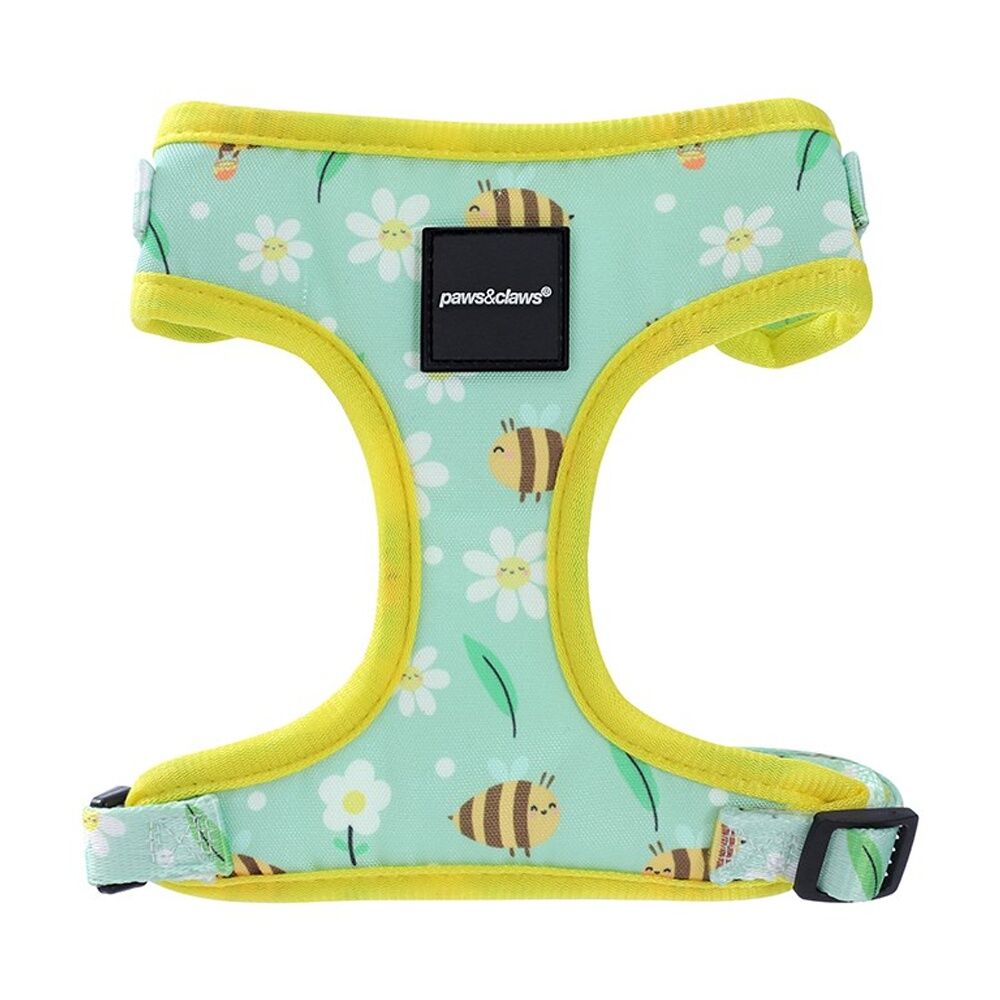 3PK Paws And Claws Park Life Printed Pet Dog Harness Assorted Small 15-32cm