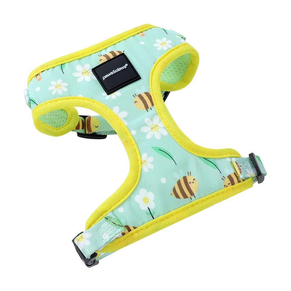 3PK Paws And Claws Park Life Printed Pet Dog Harness Assorted Small 15-32cm