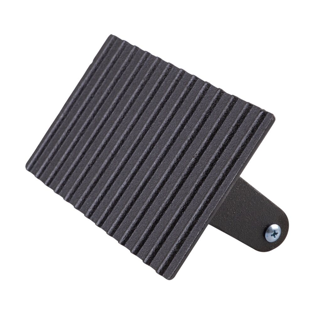 2PK Urban Grill Cast Iron Rectangle BBQ Press W/ Ridged Base 20.5x10.5cm