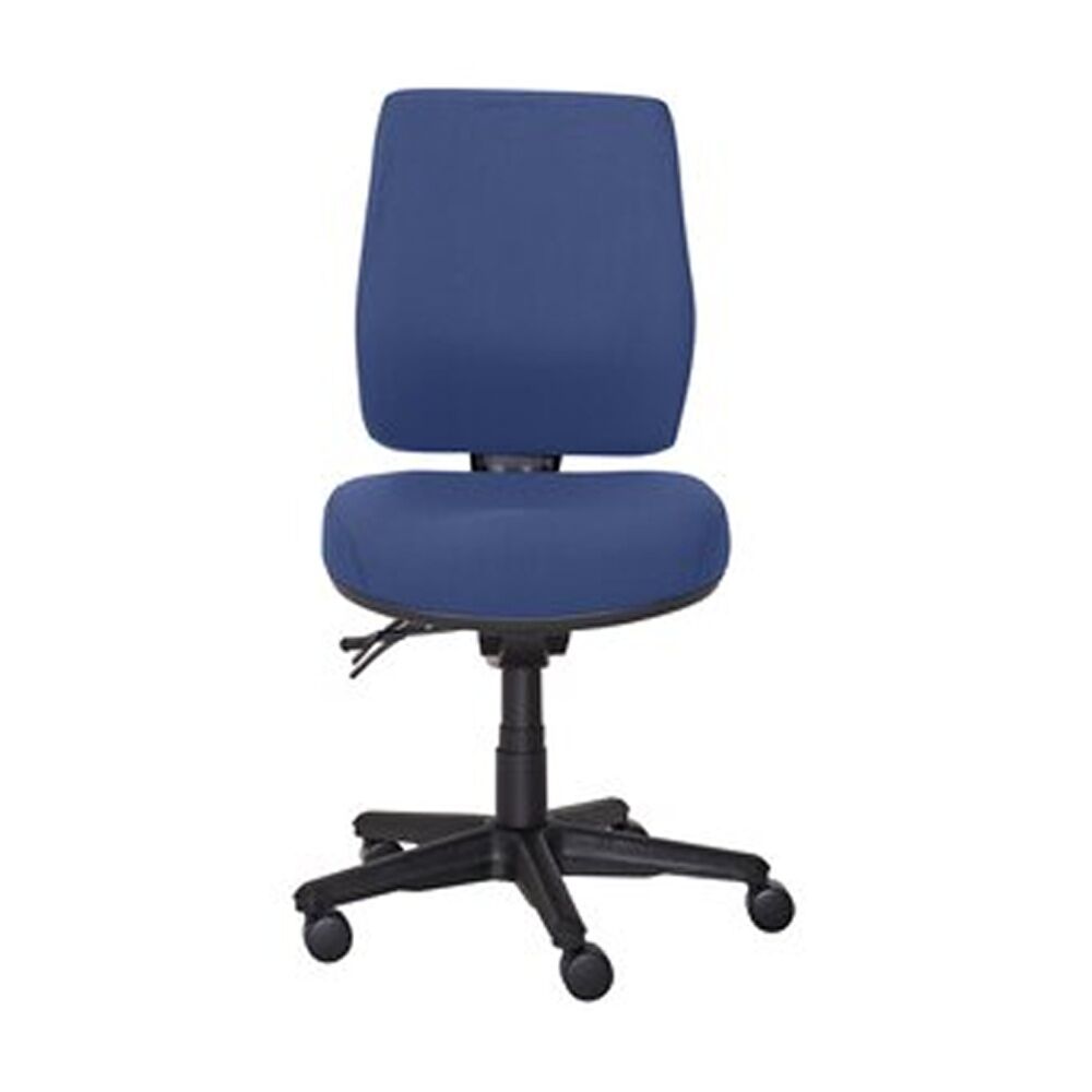 Buro Roma High Back 3 Lever Office Chair On Wheels Dark Blue