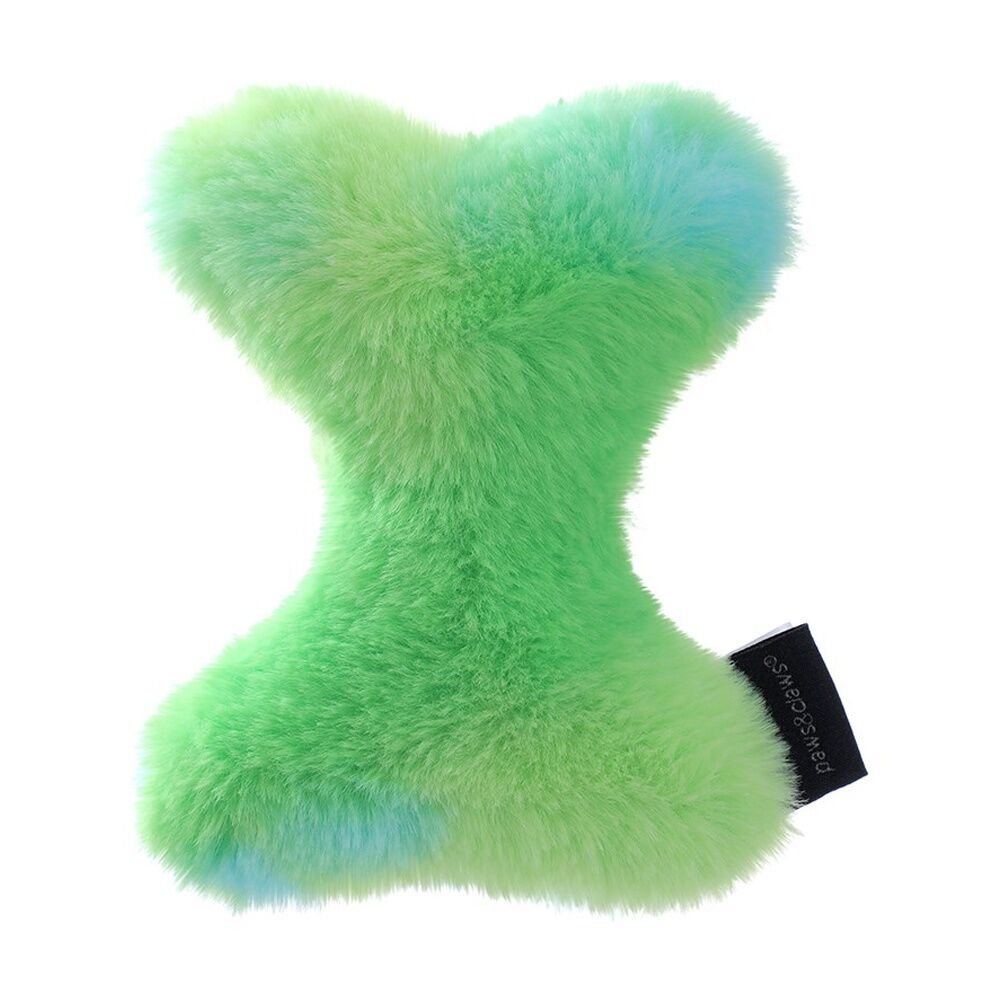 6x 2pc Paws And Claws Mini Mates Tiny Tuff & Bone Plush Dog Pet Toy Set Assorted