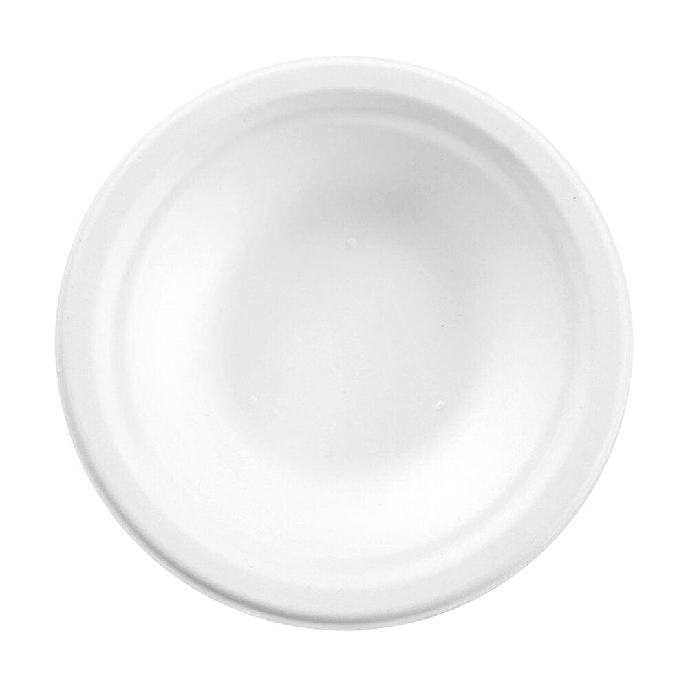12x 30pc Lemon And Lime Sugarcane Side Plate Compostable White 18cm